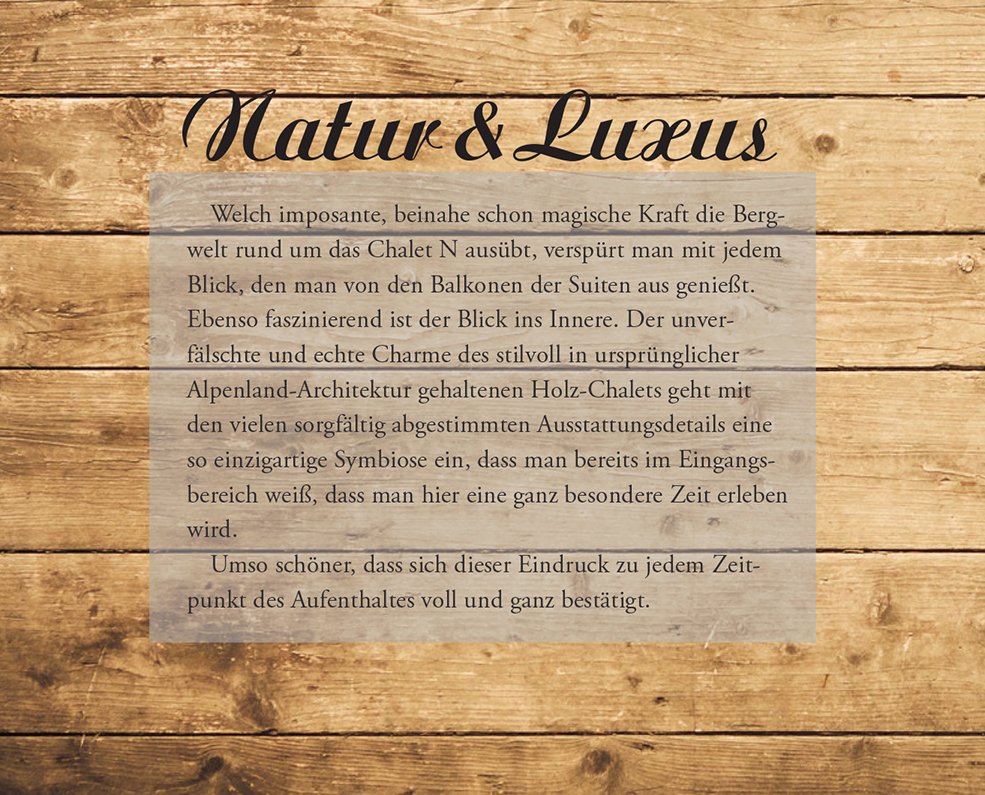Chalet N | Imagetext
